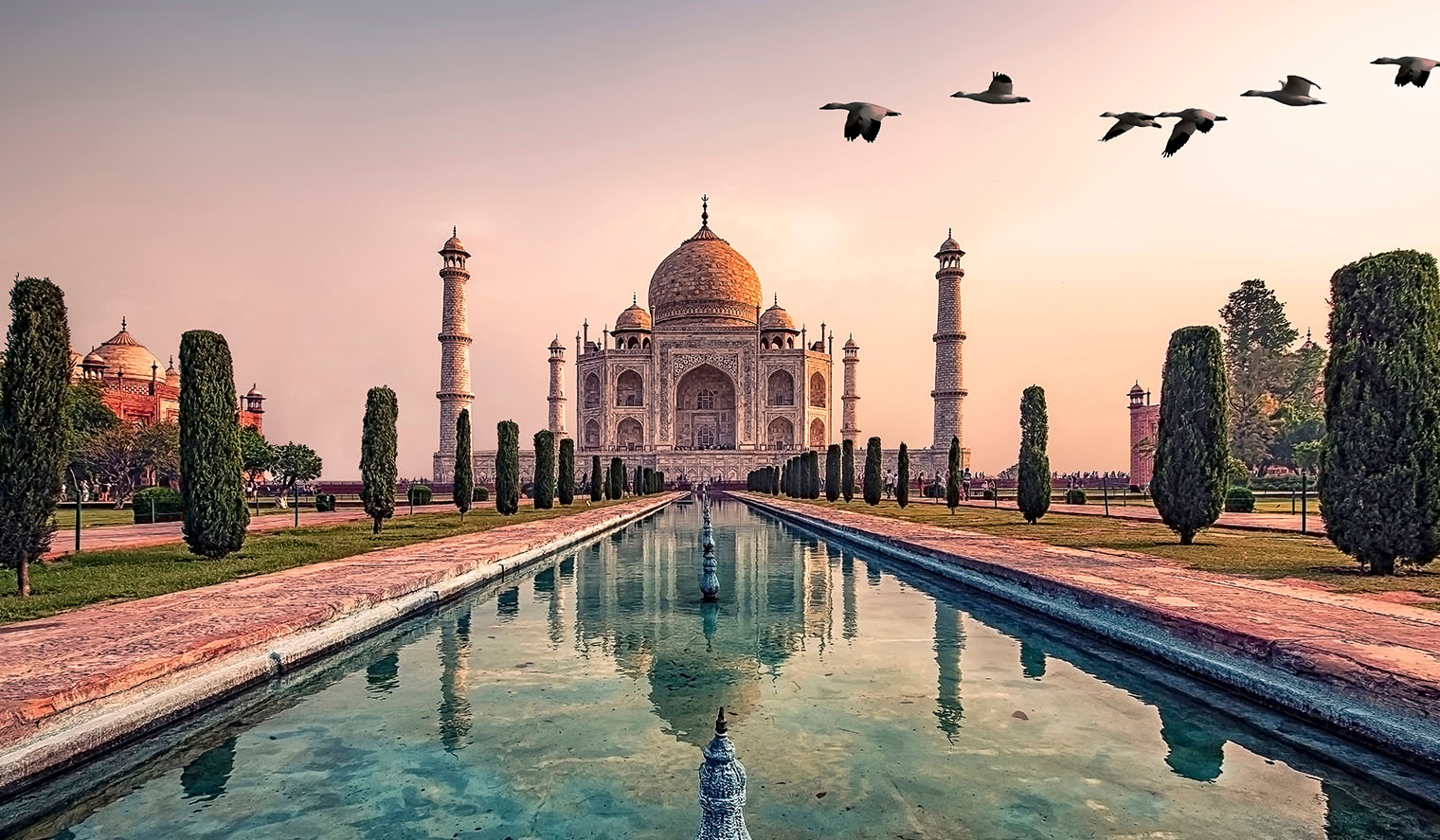 Taj Mahal Indien Reisen